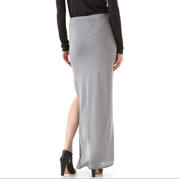 HELMUT Helmut Lang Kinetic Side Slit Maxi Skirt - Picture 3 of 5